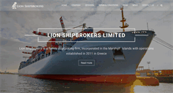 Desktop Screenshot of lionshipbrokers.gr