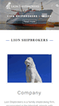 Mobile Screenshot of lionshipbrokers.gr